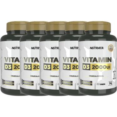 Imagem de Kit 5X Vitamina D3 - 60 Cápsulas - Nutrata-Masculino