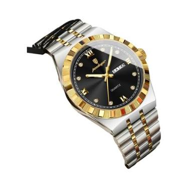 Imagem de Relógio De Pulso Masculino POEDAGAR De Quartzo Luxuoso E Moderno, À Pr