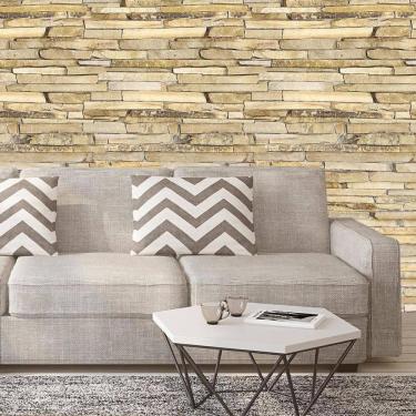 Imagem de Papel De Parede Tons Bege E Marrom Autocolante Sala Quarto