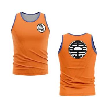 Imagem de Camiseta Masculina Dragon Ball Z Vegeta Battle Suit Cosplay Com Estamp