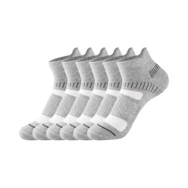 Imagem de Meias Esportivas Respiráveis e Acolchoadas Para Tornozelo, 3 Pares WRE