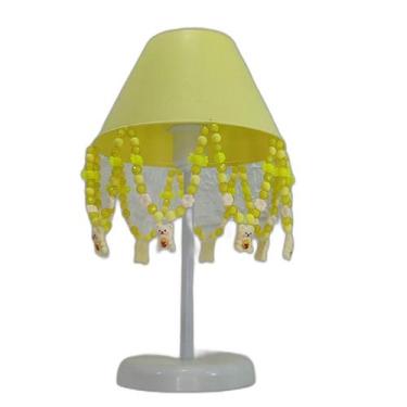 Imagem de Abajur Infantil Flores Luminária Decoração Ursinho Amarelo - Lustres S