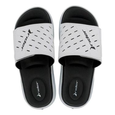 Imagem de Chinelo Masculino Rider R Soft Plus Slide REF: 12529, Branco, 40