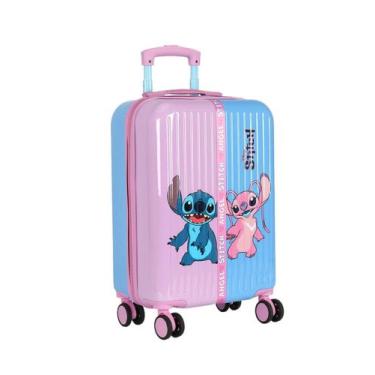 Imagem de Mala De Bordo Stitch E Angel Rodas 360 - Up4You