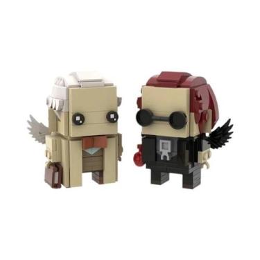 Imagem de Blocos De Montar Good Omens: Anjos Aziraphale E Demônios Crowley - Bon