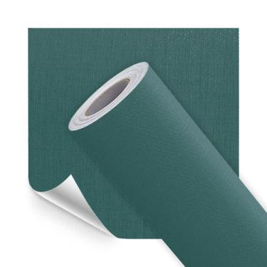 Imagem de Kit 3 Papel de Parede Adesivo Lavavel Texturizado Linho Verde Forte 15