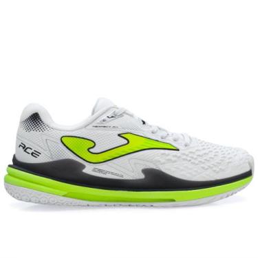 Imagem de Tênis Joma Ace - All Court - Branco e Verde Limão, 40