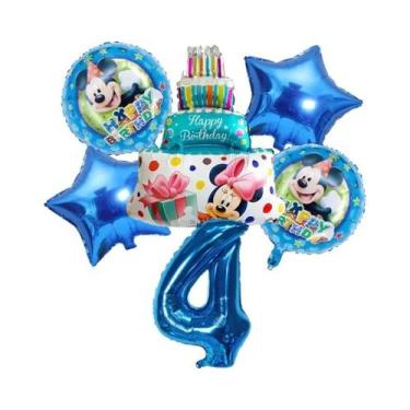 Imagem de Conjunto De Balões Mickey E Minnie Para Decoração De Festa De Aniversá