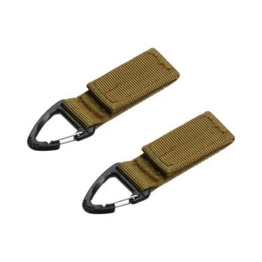 Imagem de Mosquetão Tático De Nylon Com Gancho Para Chaves, Clipe Molle Para Cin