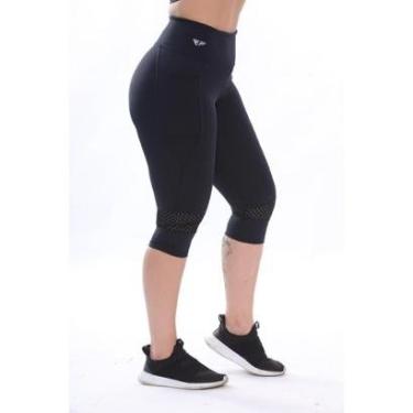 Imagem de Calça Corsário ElementFit com Bolso Lateral Corrida Feminina-Feminino
