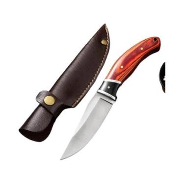 Imagem de Faca De Frutas Com Cabo De Madeira, Cutelo De Carne, Cortador De Churr