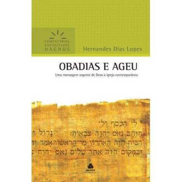 Imagem de Livro - Obadias e Ageu - Comentários Expositivos Hagnos