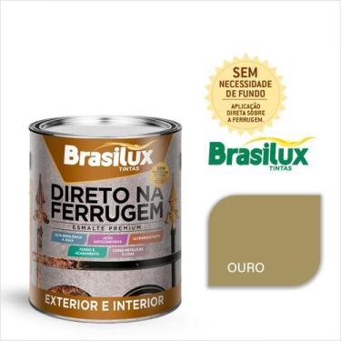 Imagem de Tinta Esmalte Direto Na Ferrugem 3,6 Litros Brasilux Escolha sua Cor S