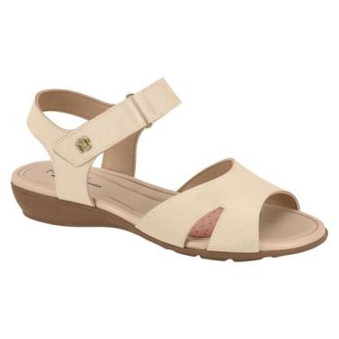 Imagem de Sandalia Feminina UltraConforto Modare 7127262, Creme, 35