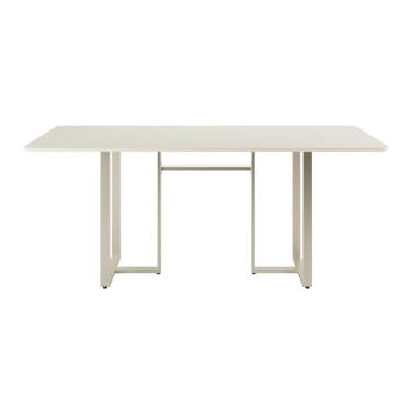 Imagem de Mesa de Jantar Retangular Vidro 6 Lugares Arcádia 160 cm