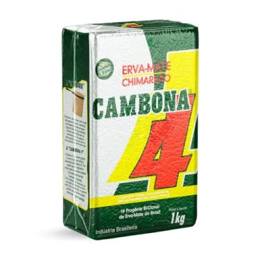 Imagem de Erva-Mate Cambona 4 A Vácuo Barão 1Kg, Erva Mate Tradicional Padrão Gaúcho Para Chimarr...