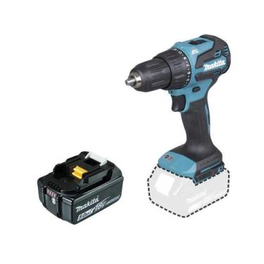 Imagem de Parafusadeira Furad impacto Makita 18v DHP490Z + 1bat 5Ah