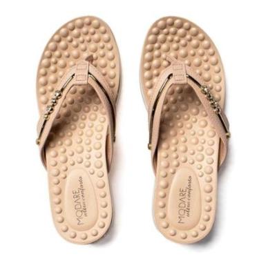 Imagem de Chinelo Feminino Modare Napa Flatform Reflex Sense Bege-Feminino
