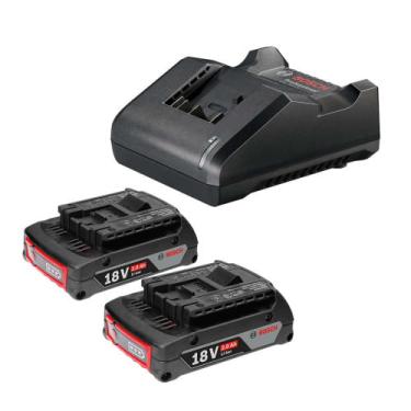 Imagem de Kit 2 Baterias GBA 18V 2Ah Carregador GAL18V 20 Bivolt Bosch