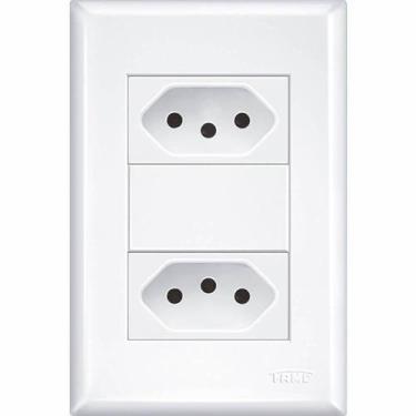 Imagem de Conjunto 2 Tomadas Evidence 2p+t 20a 250 Volts 2916 - 10229164 - Fame 