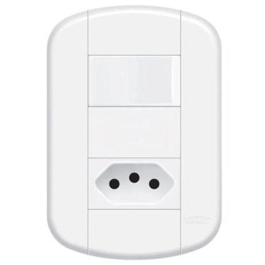 Imagem de Interruptor Simples 16a-250 Volts E Tomada 2p+t 10a-250 Volts Distanci