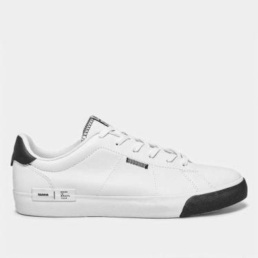 Imagem de Tênis Rainha Soho Masculino, Branco, Preto, 37