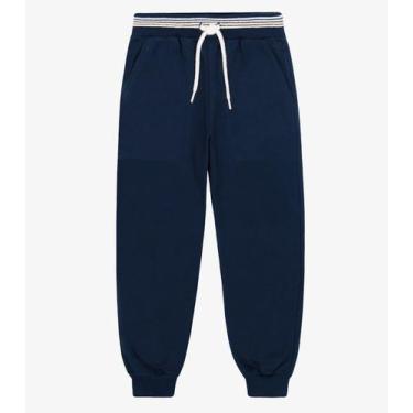 Imagem de Calça Infantil Masculino Moletom Trick Nick Azul, 10, Azul