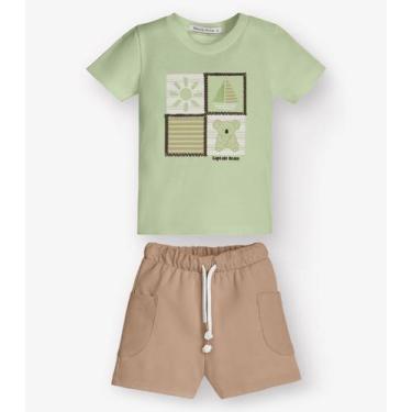 Imagem de Conjunto Camiseta com Bermuda Masculino Trick Nick Verde, 2, Verde