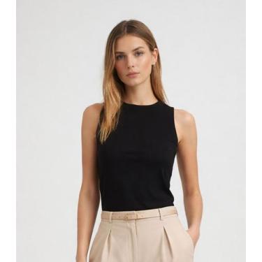 Imagem de Regata Feminina Decote Nas Costas Infinita Cor Preto, M, Preto