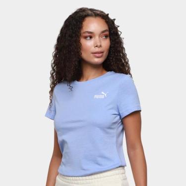 Imagem de Camiseta Puma Casual Feminina, Lilás, G