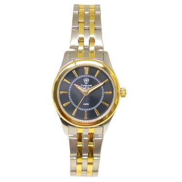 Imagem de Relógio Feminino de Aço Tuguir Analógico Infinity 2462H Prata e Preto-Feminino