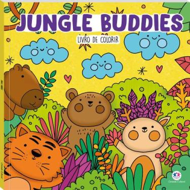 Imagem de Livro - Jungle Buddies - Livro de Colorir