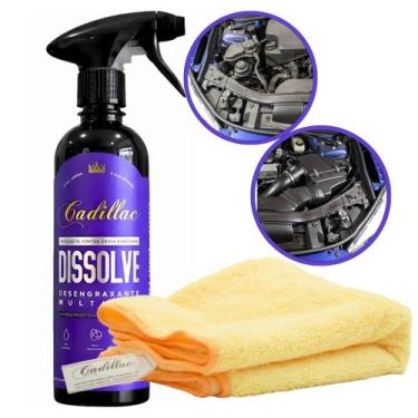 Imagem de Kit Dissolve Cadillac 500ml + Pano cadillac -Desengraxante Multiuso Su