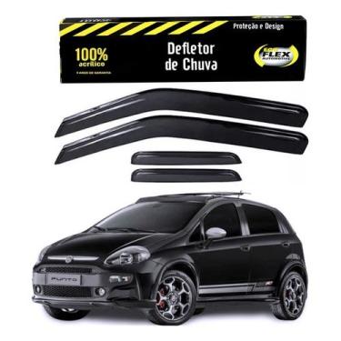 Imagem de Jogo Calha Defletor Chuva Fiat Punto 1.4 T-jet 2013 A 2016 - Ecoflex