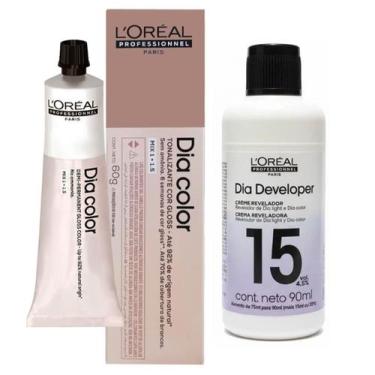 Imagem de Tonalizante Dia Color 7.8 + Dia Developer 15vol 90ml Loreal - 1010-537