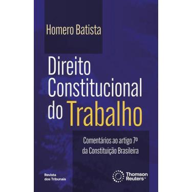 Imagem de Direito Constitucional do Trabalho - Rt