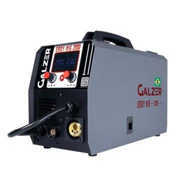 Imagem de Maquina de solda multiprocesso galzer easy mig 200a 220v brax, 220V