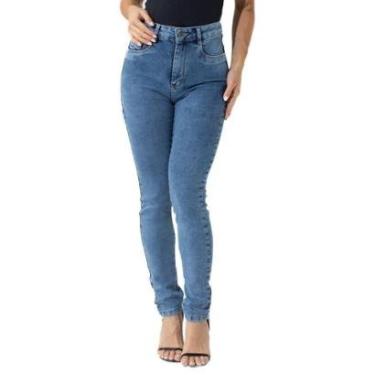 Imagem de Calça Jeans Sawary Super Lipo - 282700 - Azul medio 48-Feminino