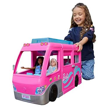 Imagem de Barbie Estate Conjunto de Brinquedo Trailer dos Sonhos com 7 áreas de brincadeiras e ma...