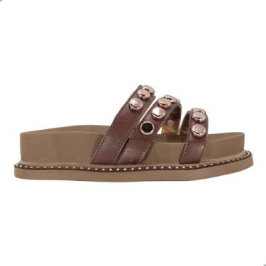 Imagem de Tamanco Feminino Melshoes C/08 Marrom, M, Marrom, 37