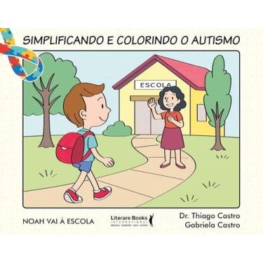 Imagem de Simplificando e Colorindo o Autismo - Livro De Colorir - Literare Book