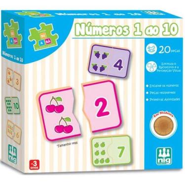 Imagem de Jogo Educativo Brinquedos Numeros 1 AO 10 NIG Brinquedos 0415