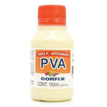 Imagem de Tinta PVA para Artesanato 100ml - Corfix, 304 MARFIM