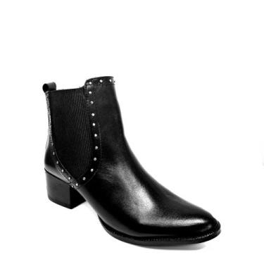 Imagem de Bota cano curto - Paula Marcelino , Preto, 38