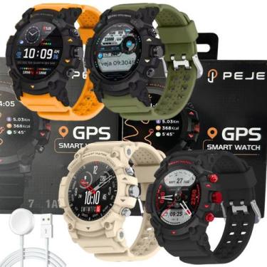 Imagem de Relógio Inteligente Redondo Peje G01C Masculino Bussola Gps Integrado 