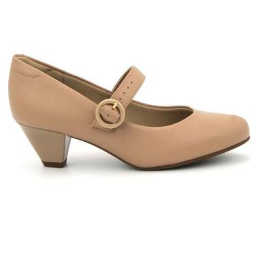 Imagem de Sapato Modare 7005.668 Salto Baixo Grosso Scarpin Social Feminino, 36,