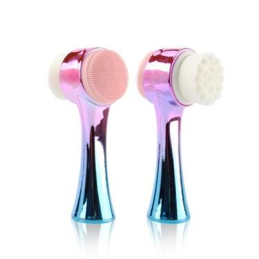Imagem de Escova Skin Care Limpeza Facial 2 em 1 Massagem Esfoliação - naboxvari