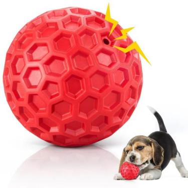 Imagem de Brinquedo para cães DISSONIC Indestrutível Squeaky Ball para cães pequ