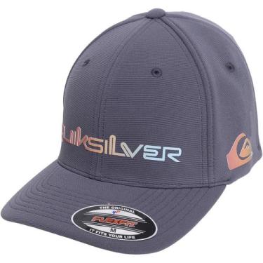 Imagem de Boné Quiksilver Aba Curva Grandient New Wave WT24 Dark Gray, P, Cinza 