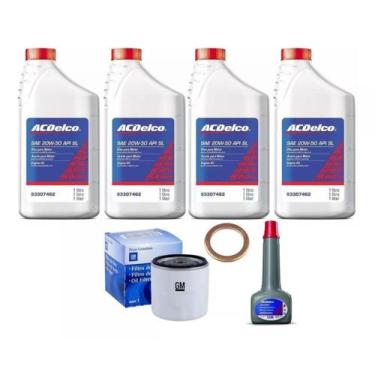 Imagem de Kit troca oléo 20w50 aditivo - ACDelco